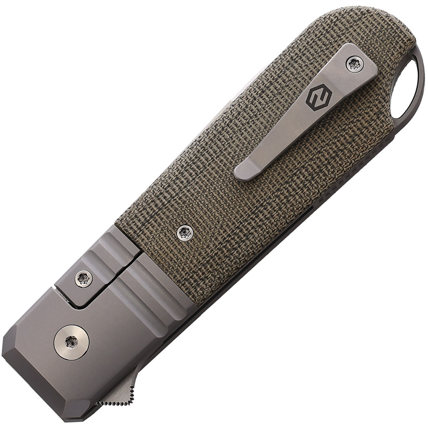 KARBON Ahoy ,KARBON Ahoy Framelock Knife,KARBON Ahoy Framelock Knife Green Mic (3.13")