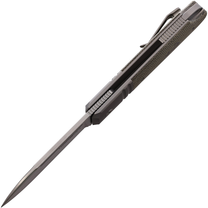 KARBON Ahoy ,KARBON Ahoy Framelock Knife,KARBON Ahoy Framelock Knife Green Mic (3.13")