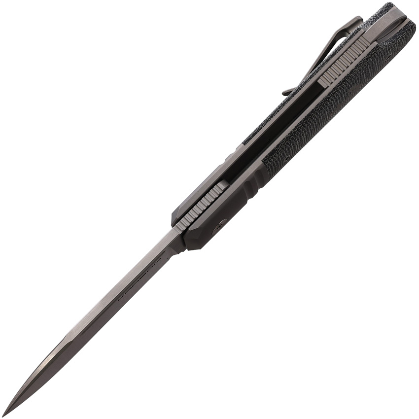 KARBON Ahoy Framelock Knife Black Mic (3.13") KARBON Ahoy Framelock Knife Black Mic (3.13")