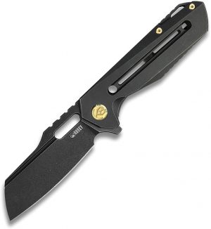 Kubey Atlas Framelock Knife Black Ti (3.75″)
