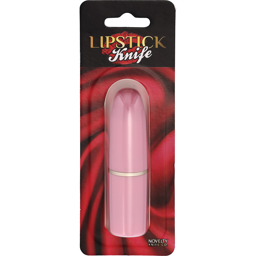 Novelty Cutlery Lipstick Knife Pink (1")