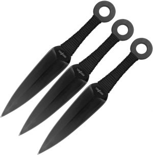 Perfect Point Throwing Knife Set Black (4.5″)