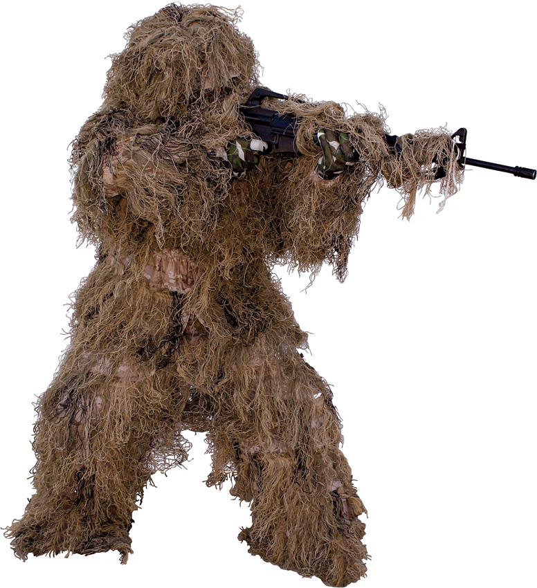 Red Rock Outdoor Gear 5-Piece Ghillie Suit Desert Red Rock Outdoor Gear 5-Piece Ghillie Suit Desert