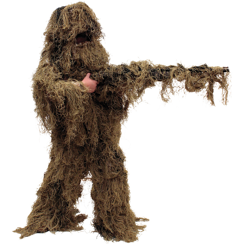 Red Rock Outdoor Gear 5-Piece Ghillie Suit Desert Red Rock Outdoor Gear 5-Piece Ghillie Suit Desert