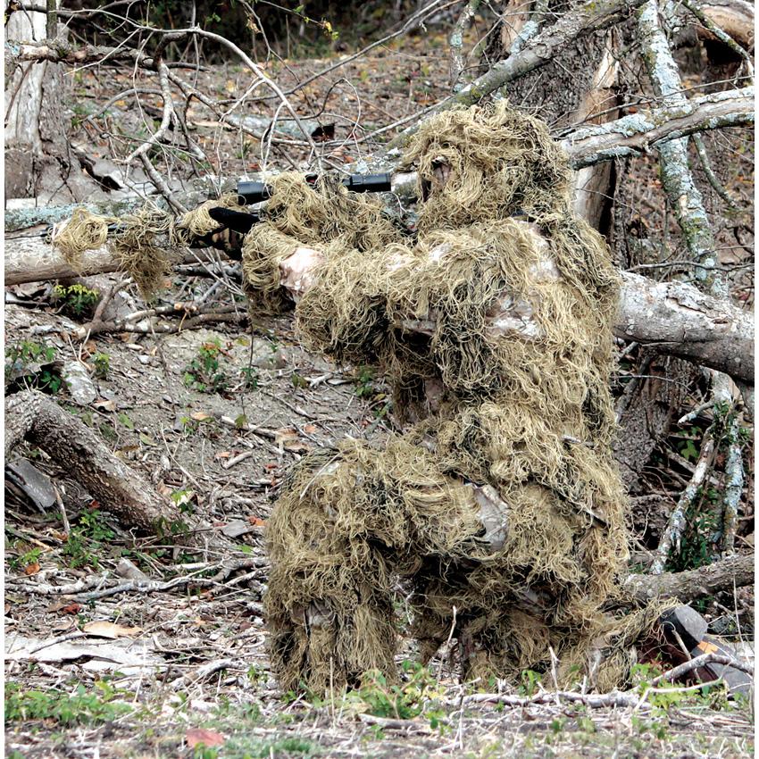 Red Rock Outdoor Gear 5-Piece Ghillie Suit Desert Red Rock Outdoor Gear 5-Piece Ghillie Suit Desert