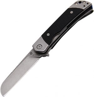 Revo Duo Linerlock Sheepsfoot Blk (2.63″)