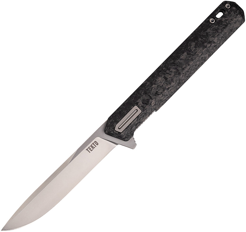 Tekto F2 Bravo Knife Silver CF (3.25") Tekto F2 Bravo Knife Silver CF (3.25")
