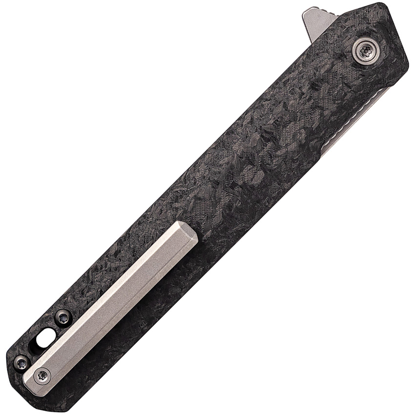 Tekto F2 Bravo Knife Silver CF (3.25") Tekto F2 Bravo Knife Silver CF (3.25")