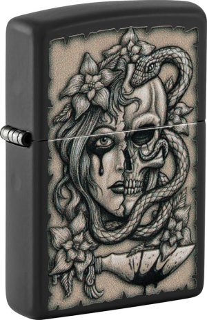 Zippo Gory Tattoo Design Lighter