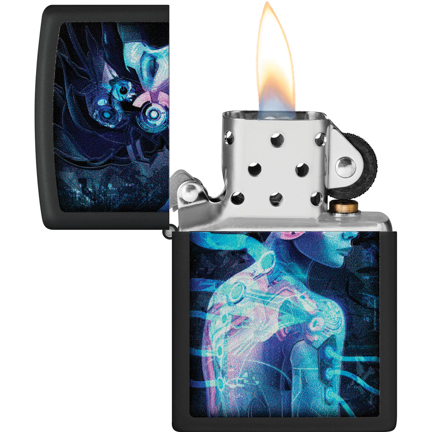 Zippo Cyborg Woman Design Zippo Cyborg Woman Design