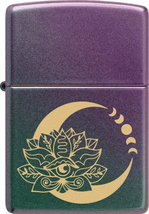 Zippo Lotus Moon Design Lighter