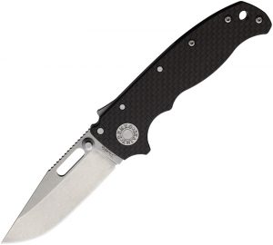 Demko AD 20.5 Clip Point Knife S35VN CF (3″)