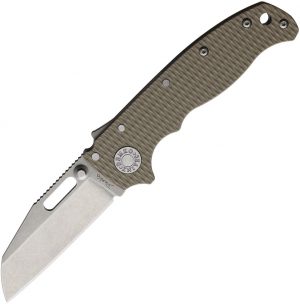 Demko AD 20.5 Shark Lock Knife S35VN Tan (3″)