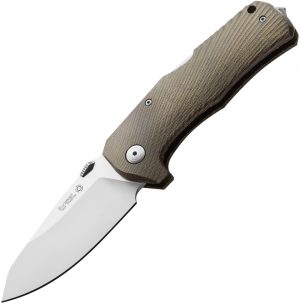 LionSTEEL TM1 Lockback Grn Micarta (3.5")