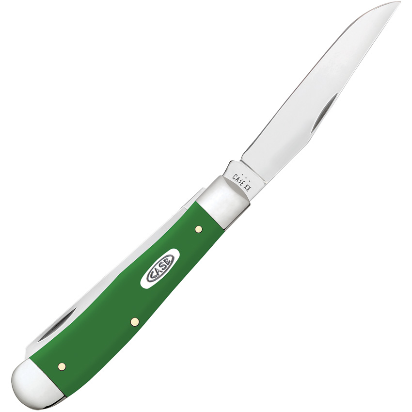 Case Cutlery Trapper Green Synthetic