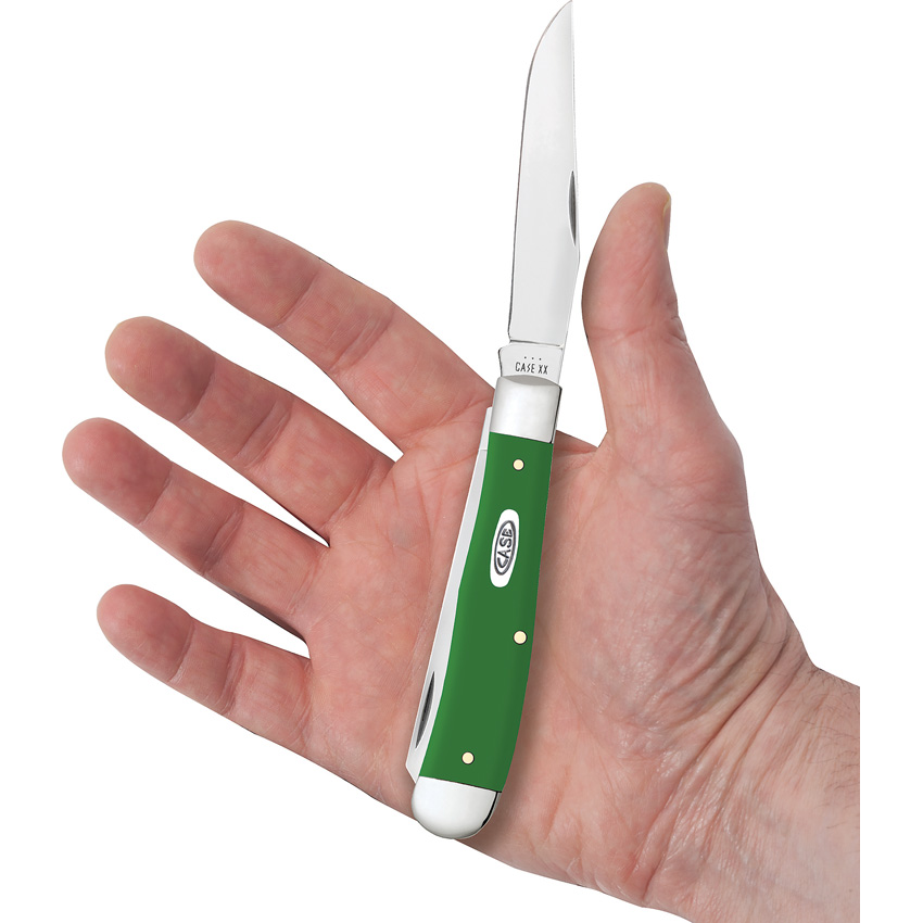 Case Cutlery Trapper Green Synthetic