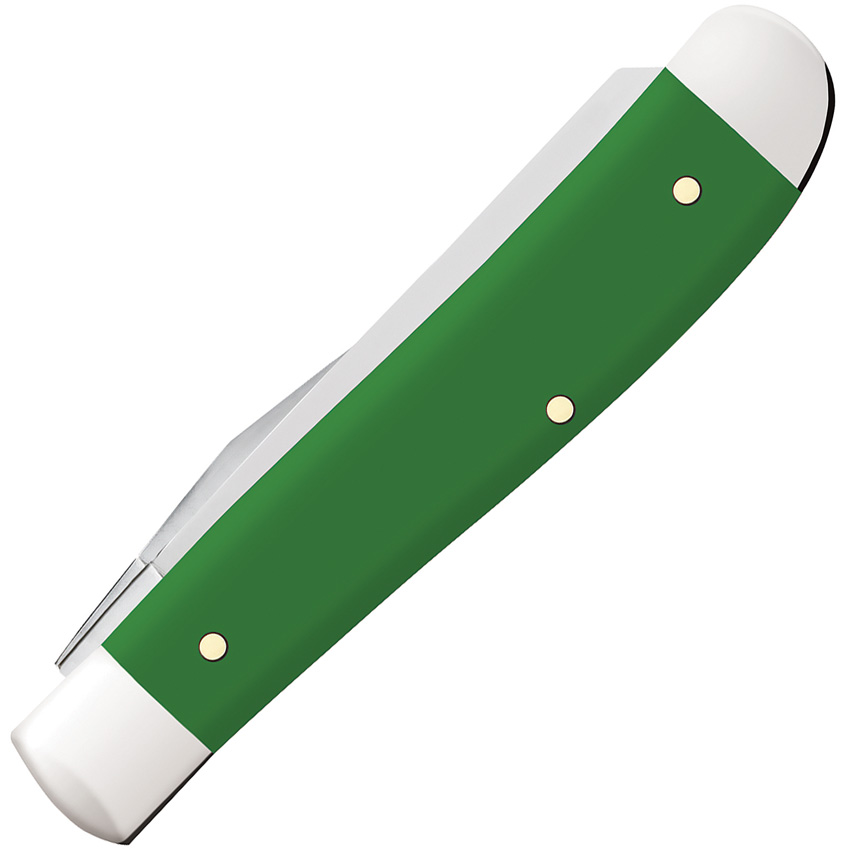 Case Cutlery Mini Trapper Green Synthetic