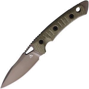 Fobos Knives Cacula Fixed Blade OD/Blk (4.25″)