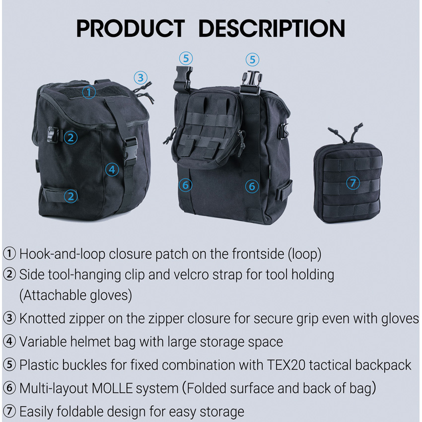 Nextorch Tactical Helmet Bag Nextorch Tactical Helmet Bag