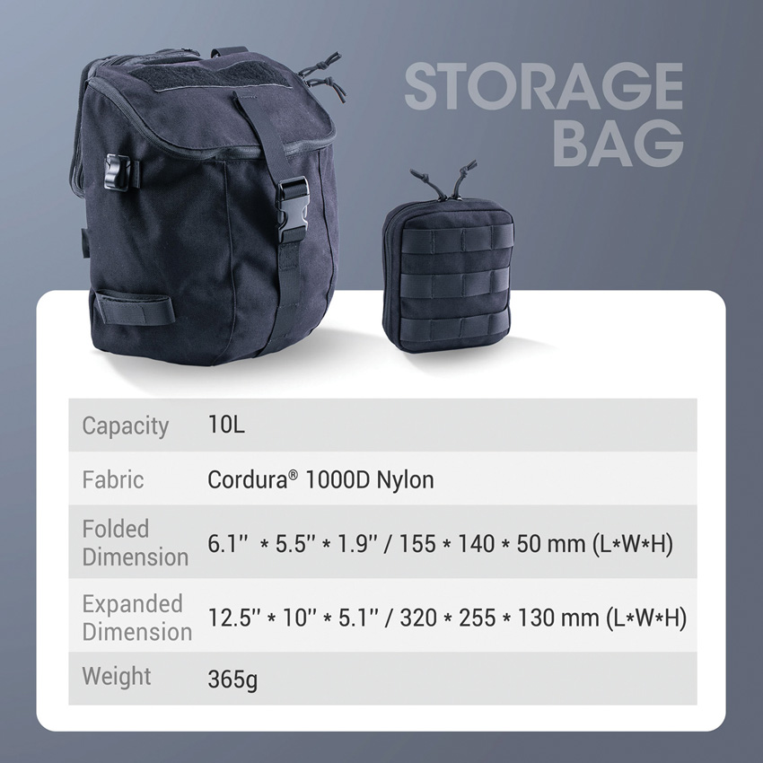 Nextorch Tactical Helmet Bag Nextorch Tactical Helmet Bag