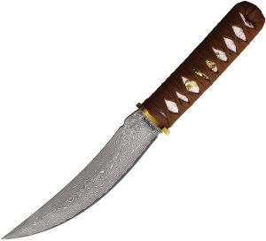 Tokisu Damask Couteau Fixed Blade (6.75″)
