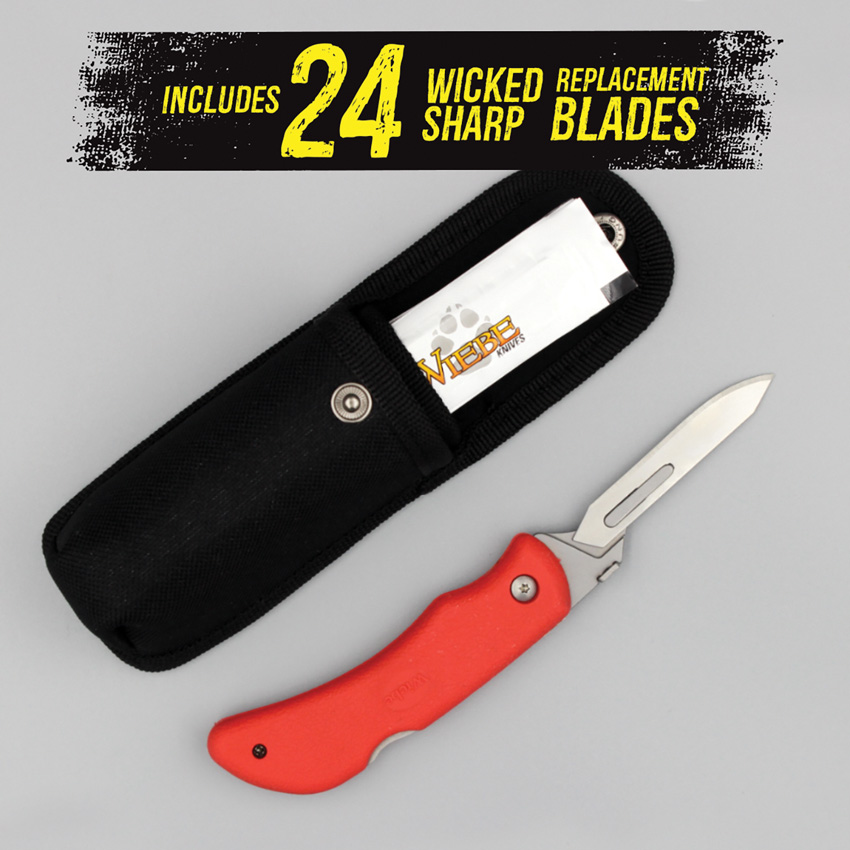 Wiebe Knives Red Fox Lockback Scalpel Wiebe Knives Red Fox Lockback Scalpel