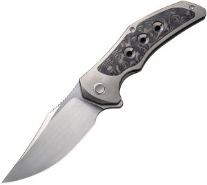 We Knife Magnetron Framelock Rose CF (3.75″)