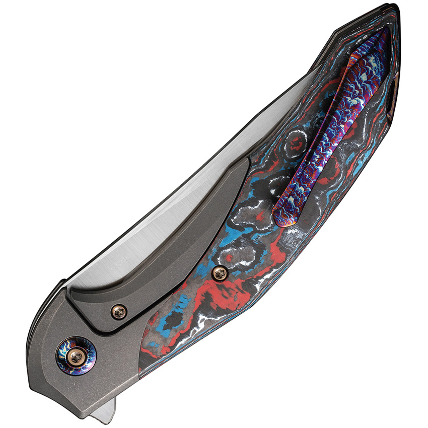 We Knife Merata Framelock Knife Nebula (3.75") We Knife Merata Framelock Knife Nebula (3.75")