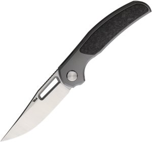 Beyond EDC Rey Framelock Knife Gray CF (3.13″)
