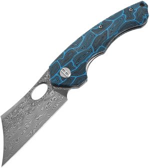 Bestech Knives Skirmish Linerlock Damascus (3.25″)