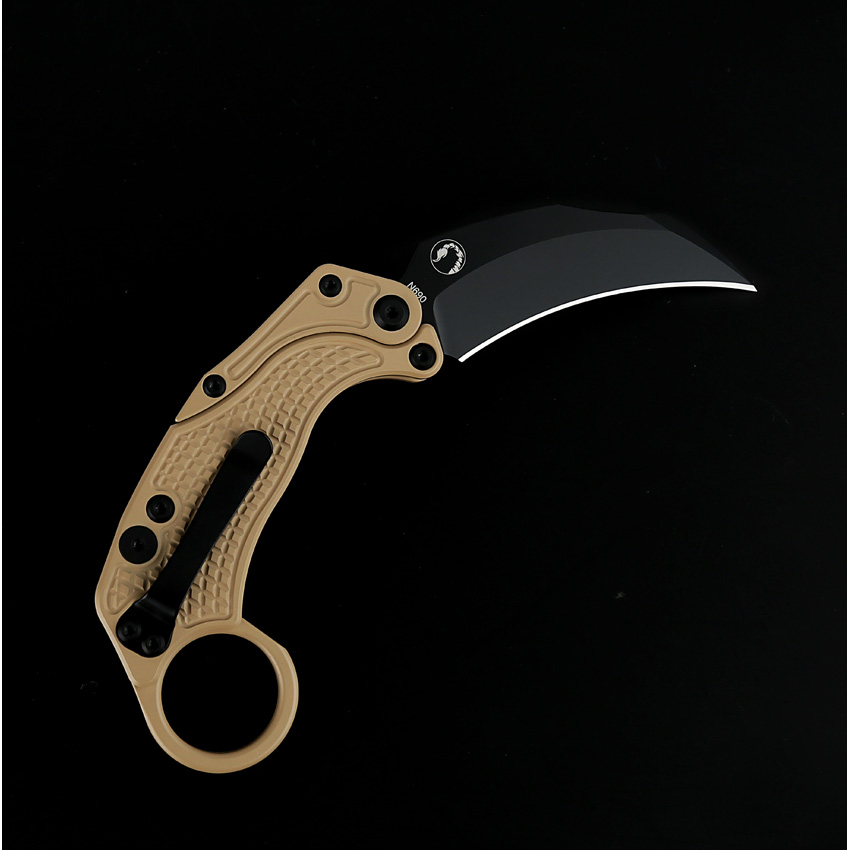 Reate Knives EXO-K Button Lock Tan (3") Reate Knives EXO-K Button Lock Tan (3")