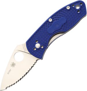 Spyderco Ambitious Linerlock Blue Serr (2.25″)