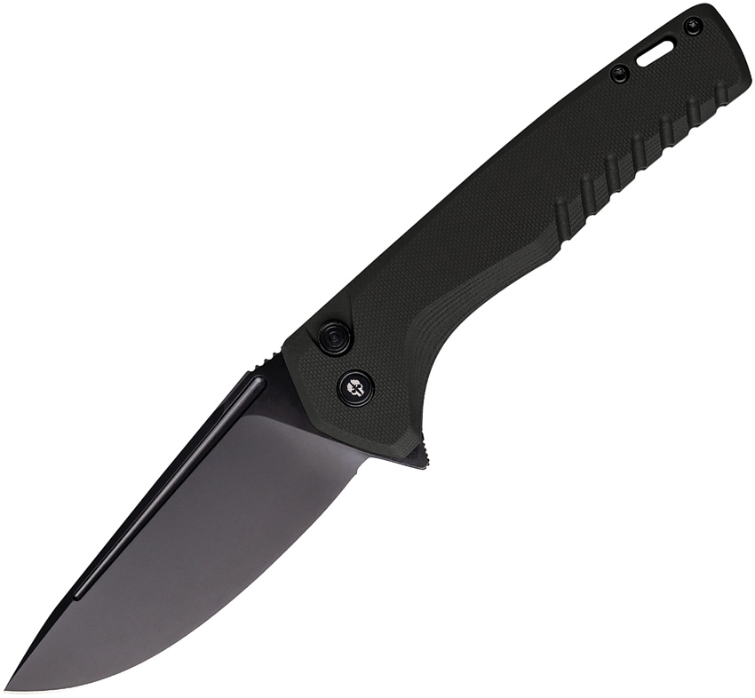 Tekto Knives F3 Charlie Button Lock Black (3.75") Tekto Knives F3 Charlie Button Lock Black (3.75")