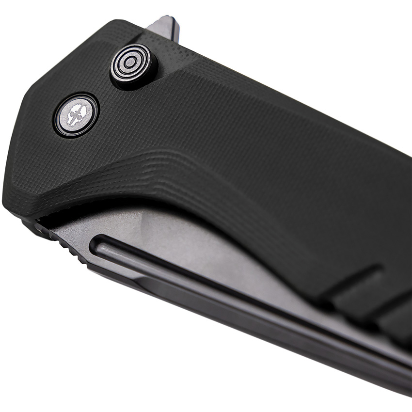 Tekto Knives F3 Charlie Button Lock Black (3.75") Tekto Knives F3 Charlie Button Lock Black (3.75")