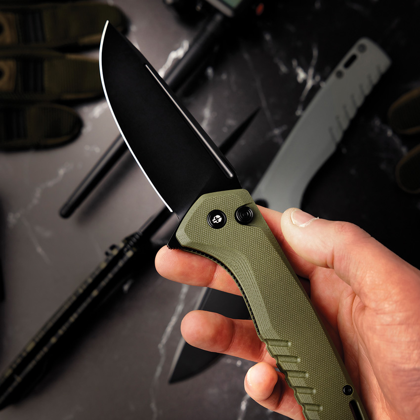 Tekto Knives F3 Charlie Button Lock OD (3.75") Tekto Knives F3 Charlie Button Lock OD (3.75")