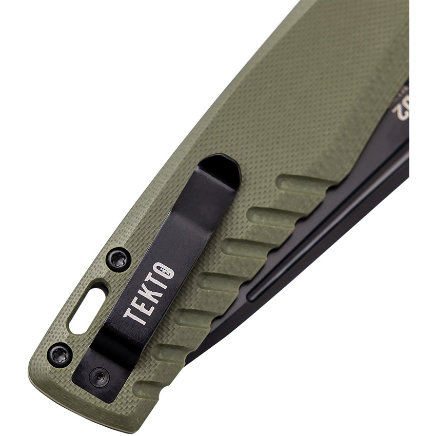 Tekto Knives F3 Charlie Button Lock OD (3.75") Tekto Knives F3 Charlie Button Lock OD (3.75")