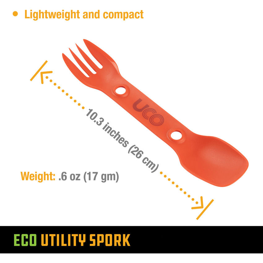 UCO Eco Utility Spork Chili/Slate