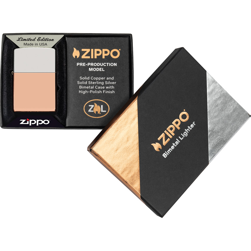 Zippo Bi Metal Collectible Lighter Zippo Bi Metal Collectible Lighter