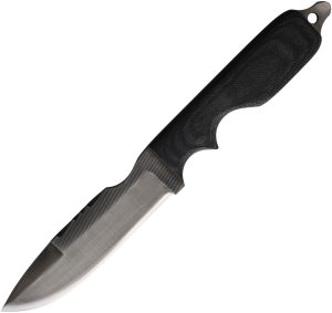 Anza SWAT Fixed Blade Knife Black Micarta (4.5″)
