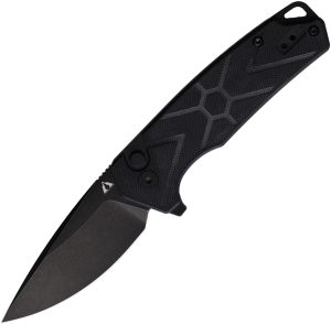 CMB Made Knives Button Lock Black G10 (3″)