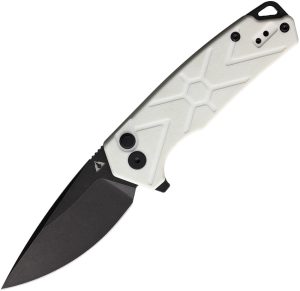 CMB Made Knives Button Lock White G10 (3″)