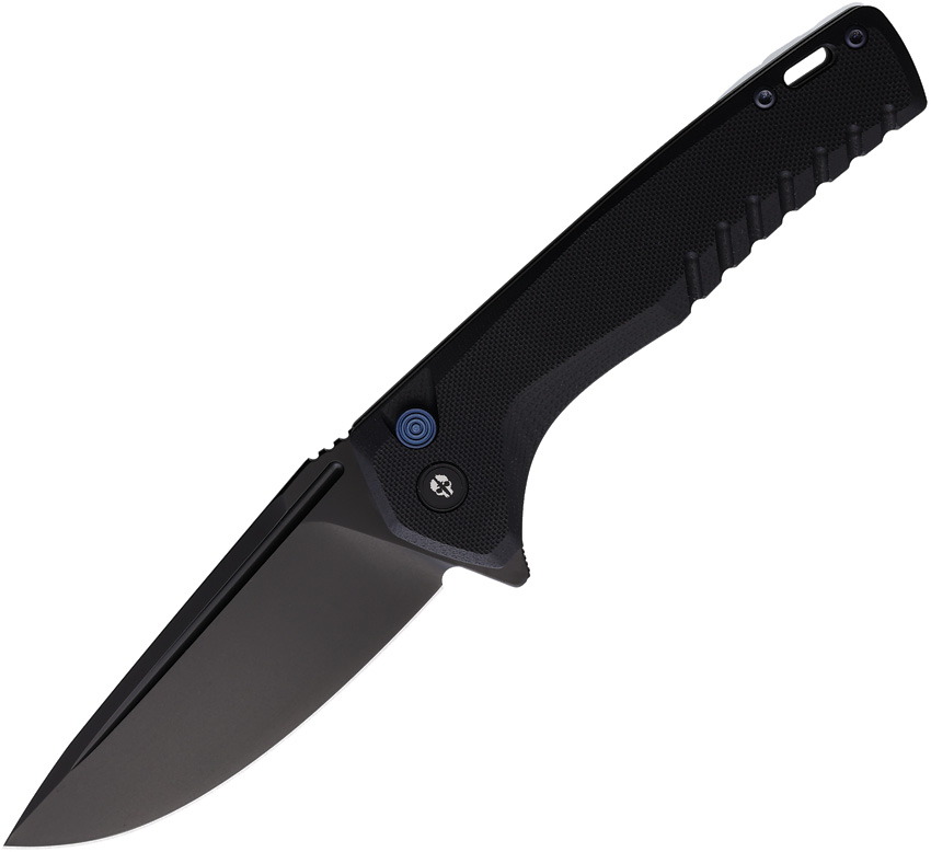 Tekto Knives F3 Charlie Button Lock Black (3.75") Tekto Knives F3 Charlie Button Lock Black (3.75")