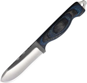 Anza Boddington Fixed Blade Knife Blue (4.25″)