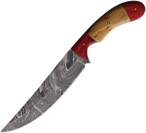 FH Knives Fixed Blade Damascus (7″)