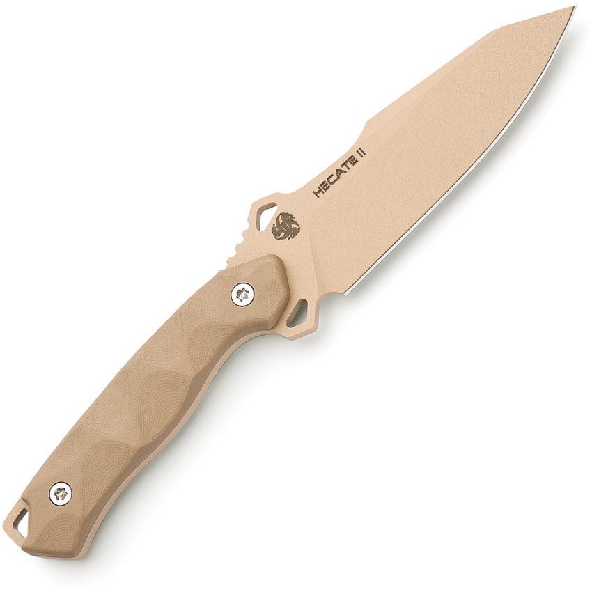 Hydra Knives Hecate II Fixed Blade Desert (5")