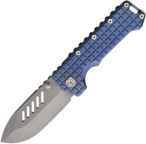 PMP Knives Kodiak Framelock Blue (4″)