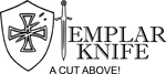 Templar Knife Neck Knife Drop Point Black (2.5")