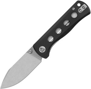 QSP Knife Canary Linerlock Black G10