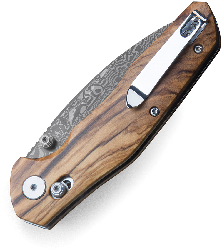Bestech Knives Ronan B-Lock Damascus Olive (3.25") Bestech Knives Ronan B-Lock Damascus Olive (3.25")
