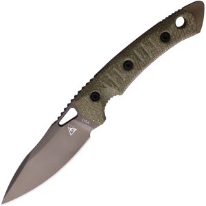 Fobos Knives Cacula Fixed Blade OD/Red (4.25″)